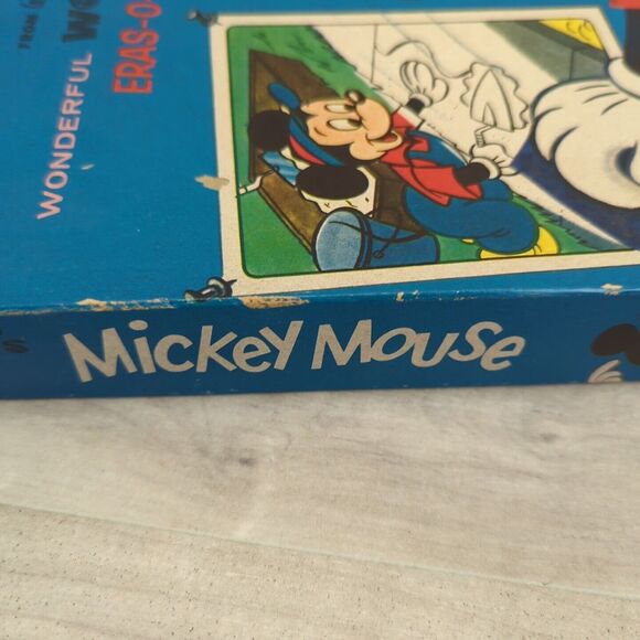 Vintage Walt Disney's Wonderful World Of Color Mickey Mouse Eras-O-Board Set - Picture 5 of 13